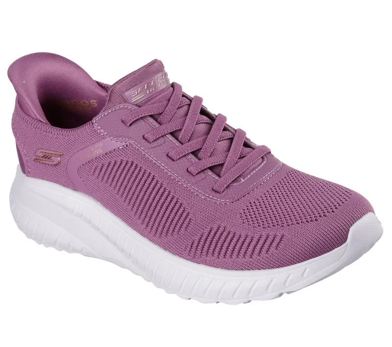 Skechers Slip-ins: BOBS Sport Squad Chaos Sneaker Donker Roos