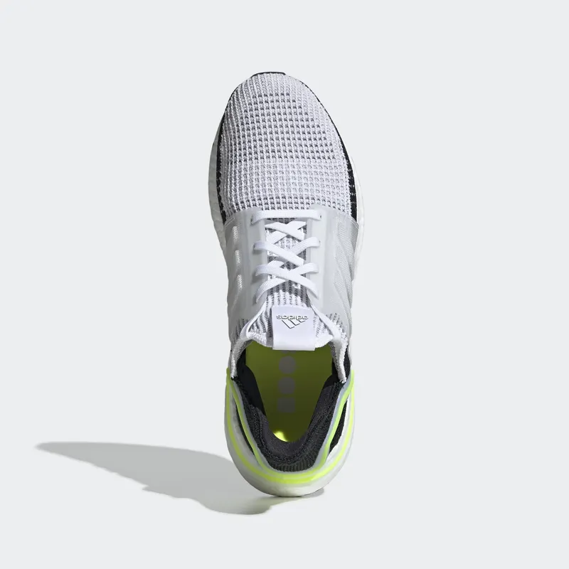 adidas Ultra Boost 19 White Black Volt White/Black/Volt (EF1344)