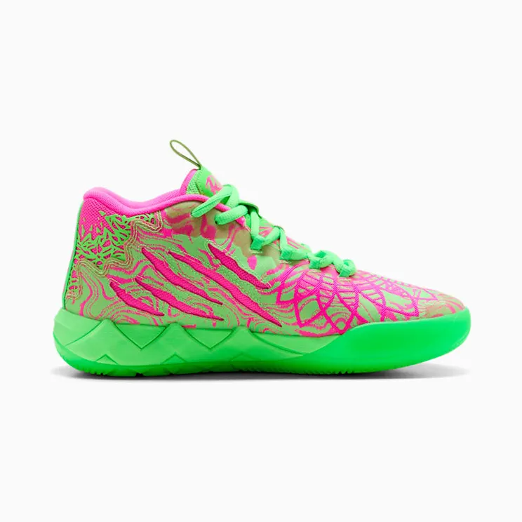 Puma LaMelo Ball MB.01234 Mash-Up Fluro Green