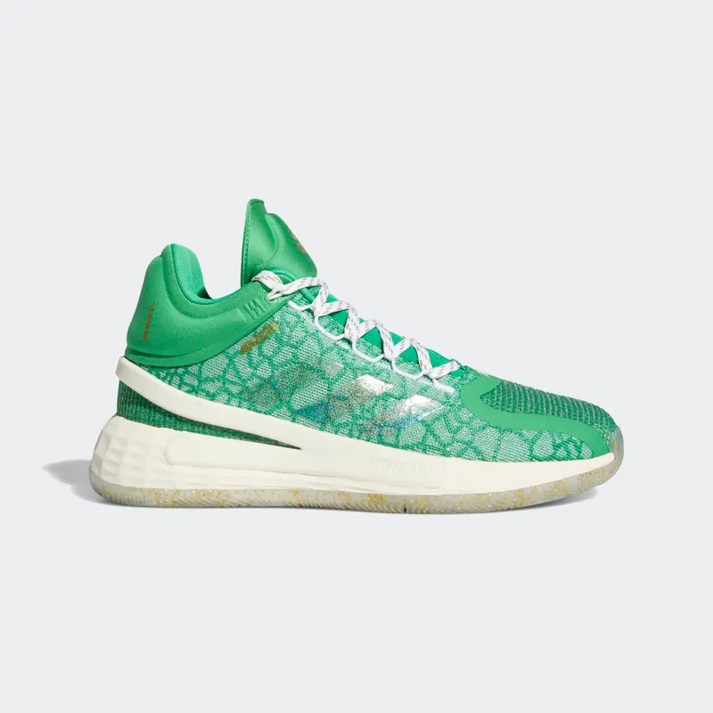Adidas D Rose 11 ‘Christmas Pack’ Vivid Green/Gold Metallic/Cream White (FZ0849)