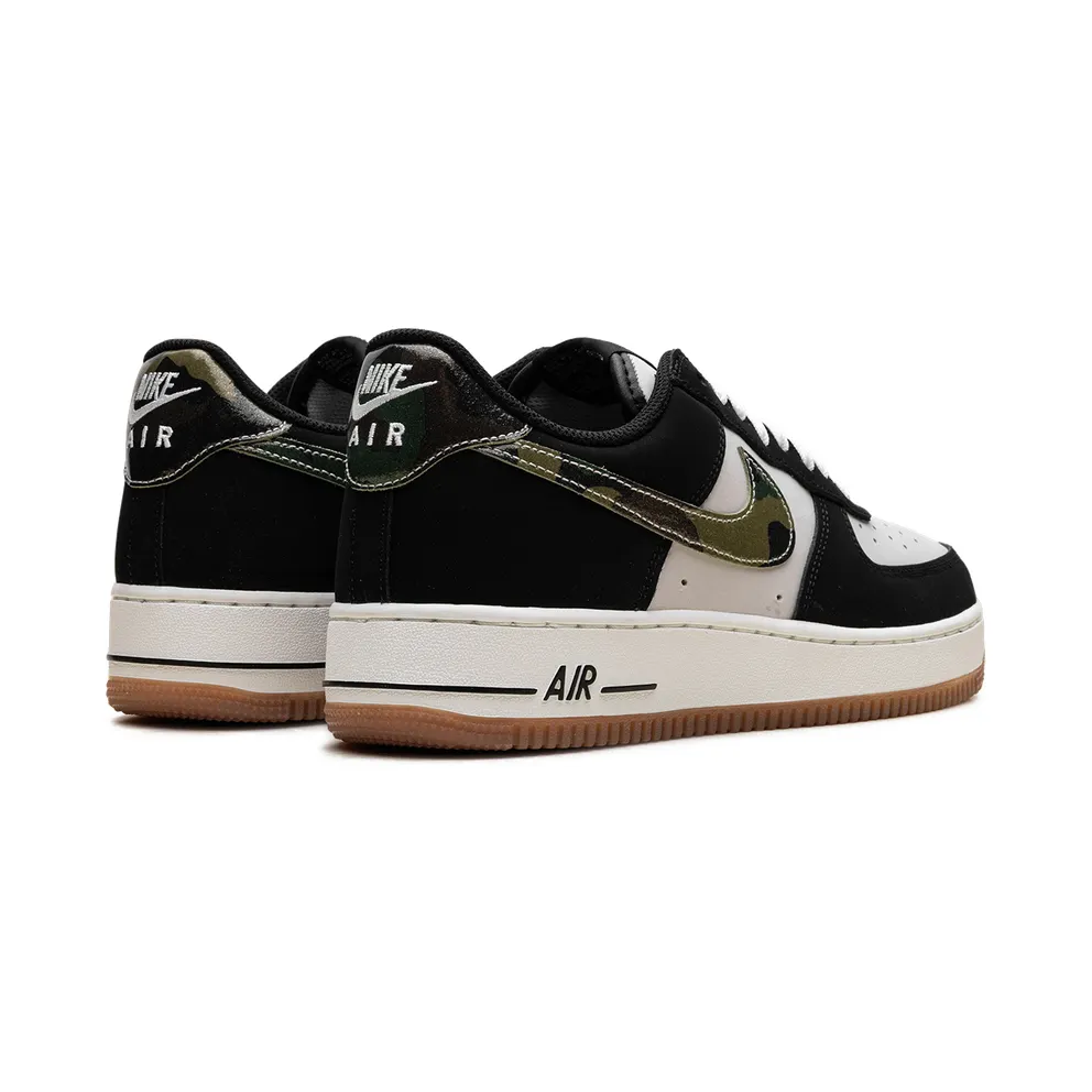 Nike Air Force 1 Low ’07 LV8 “Black Patent Camo Swoosh” (HQ1967-100)