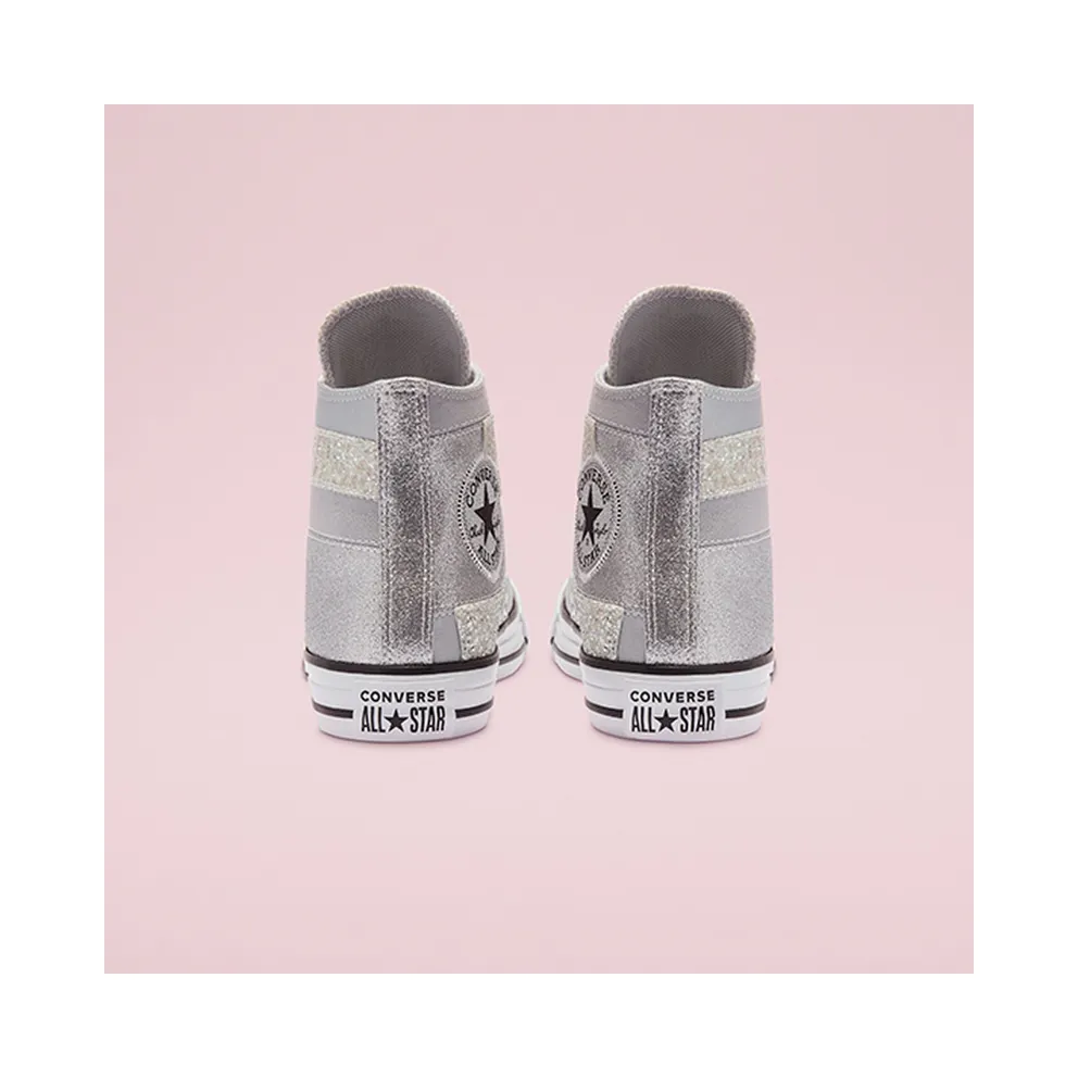 Converse Chuck Taylor All Star High ‘Ash Stone Glitter’ Ash Stone/Black/White (569426C)