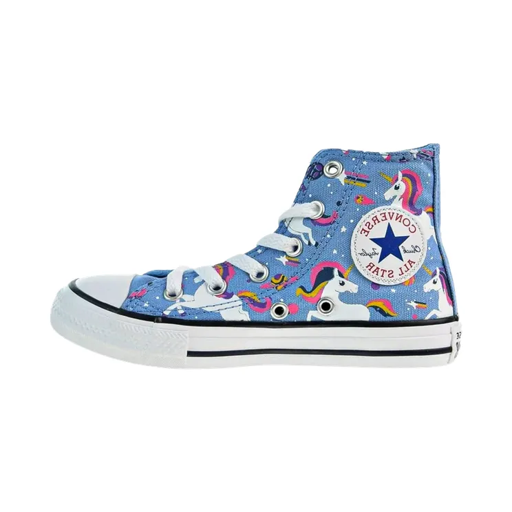 Converse Chuck Taylor All Star High PS “Light Blue / White / Black” (665472C)