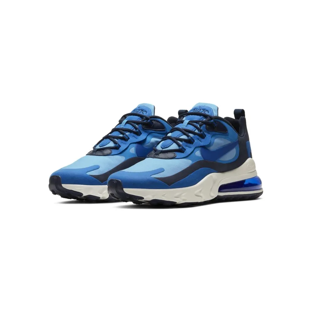 Nike Air Max 270 React Triple Blue Pacific Blue/University Blue/White (CI3866-400)
