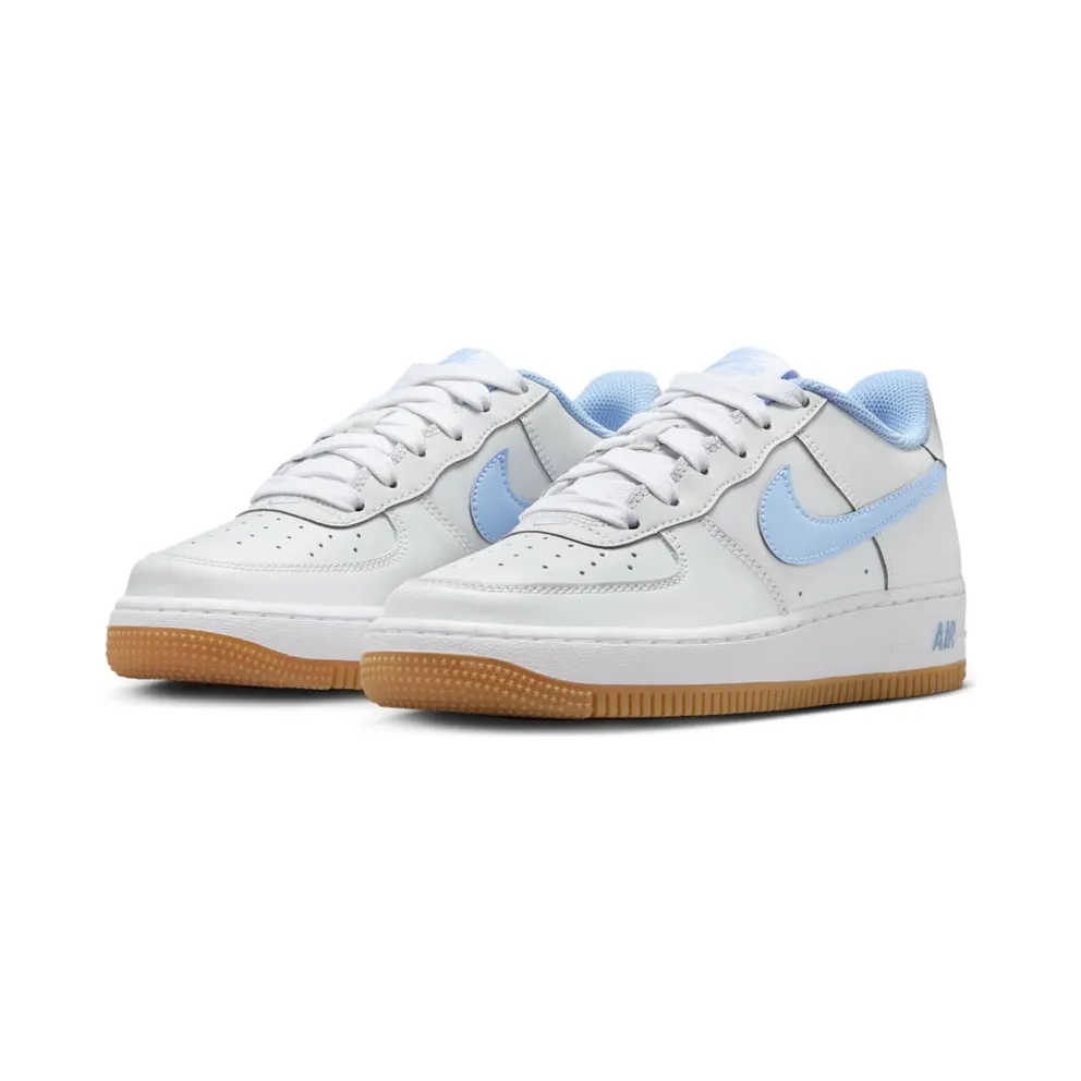 Nike Air Force 1 Low LV8 Photon Dust White Gum Medium Brown Psychic Blue (IB8845-002)
