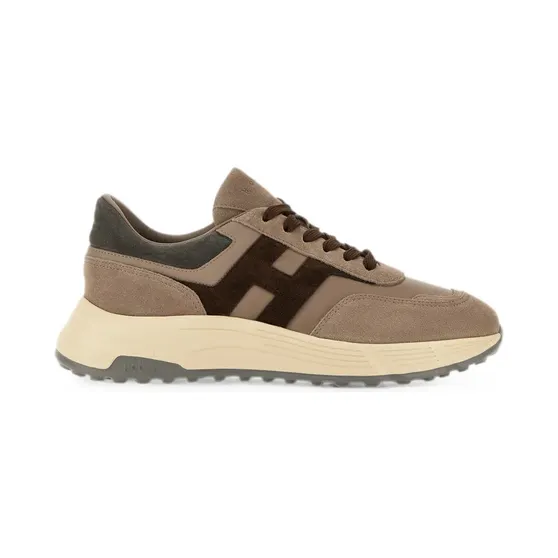 Hogan Hyperlight sneakers met vlakken – Beige (HXM5630FR30UHC)