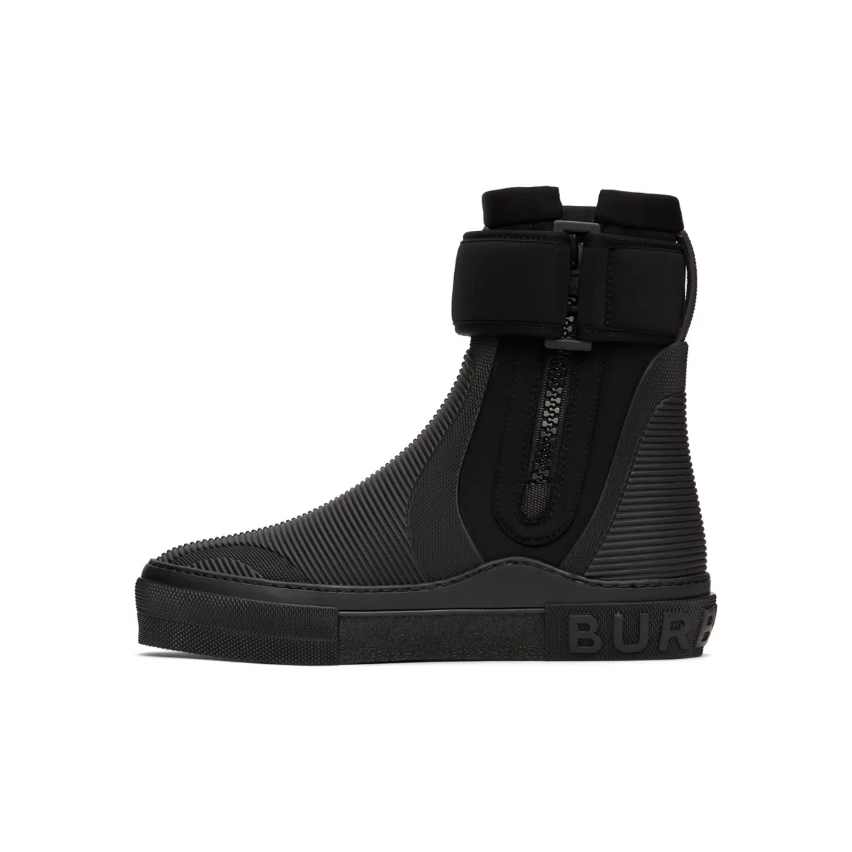 Burberry Black Sub High-Top Sneakers (8052335) (3)