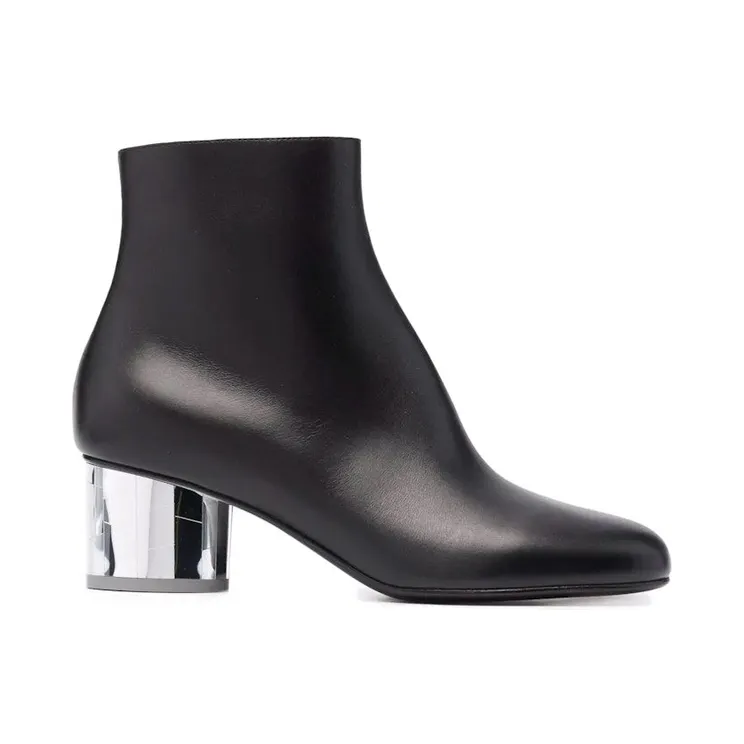 Ferragamo Block-Heel Ankle Boots Black (01C764748920)