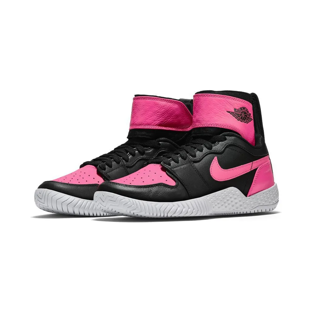 Jordan Nike Court Flare AJ1 Serena Williams Hyper Pink (W) Hyper Pink/White-Black (878458-006)