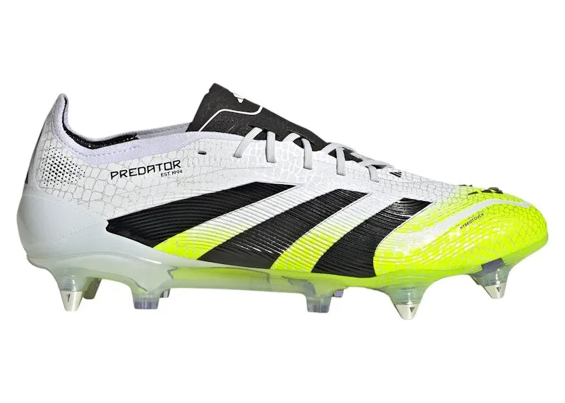 adidas Predator Elite SG Cloud White Core Black Lucid Lemon (JI1067)