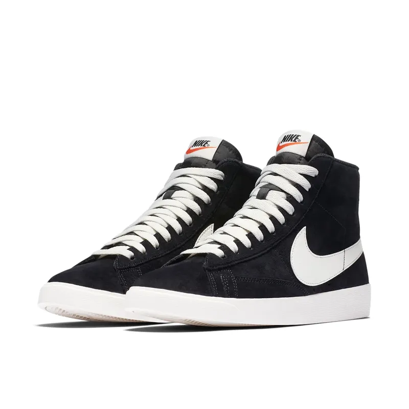 Nike Blazer Mid Vintage Suede Black (W) Black/Sail-Sail (AV9376-001)