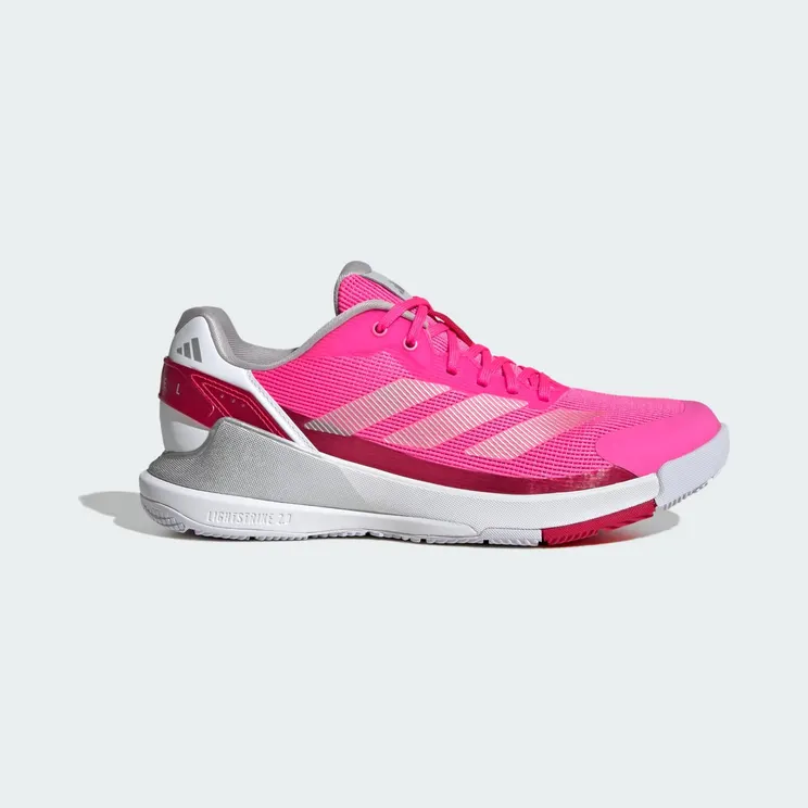 Adidas Crazyquick Lightstrike Padelschoenen Lucid Pink / Silver Metallic / Lucid Red (IH3395)