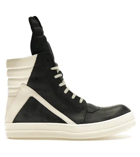 Rick Owens Lido Geobasket Black Milk (RU01D3894-LOOLCO-911)