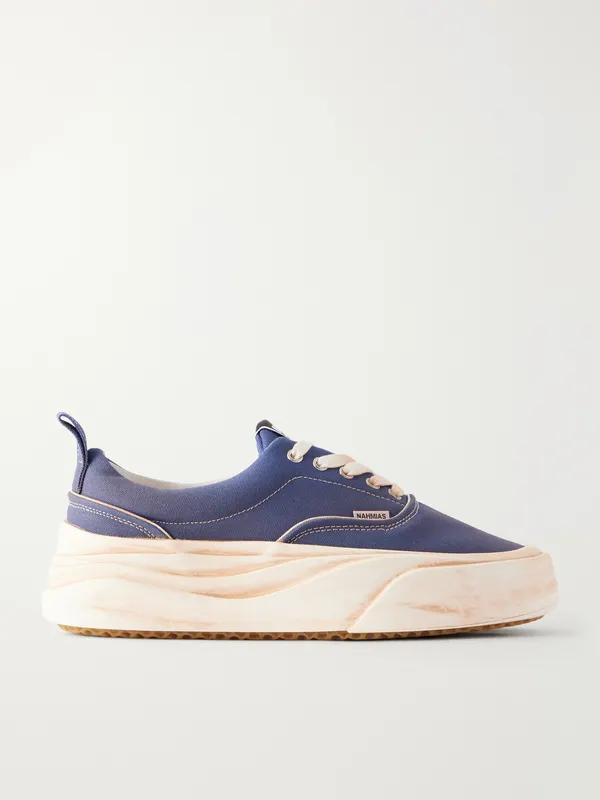 Nahmias Ollie Cotton-Canvas Blue Canvas (FTW4W-455)