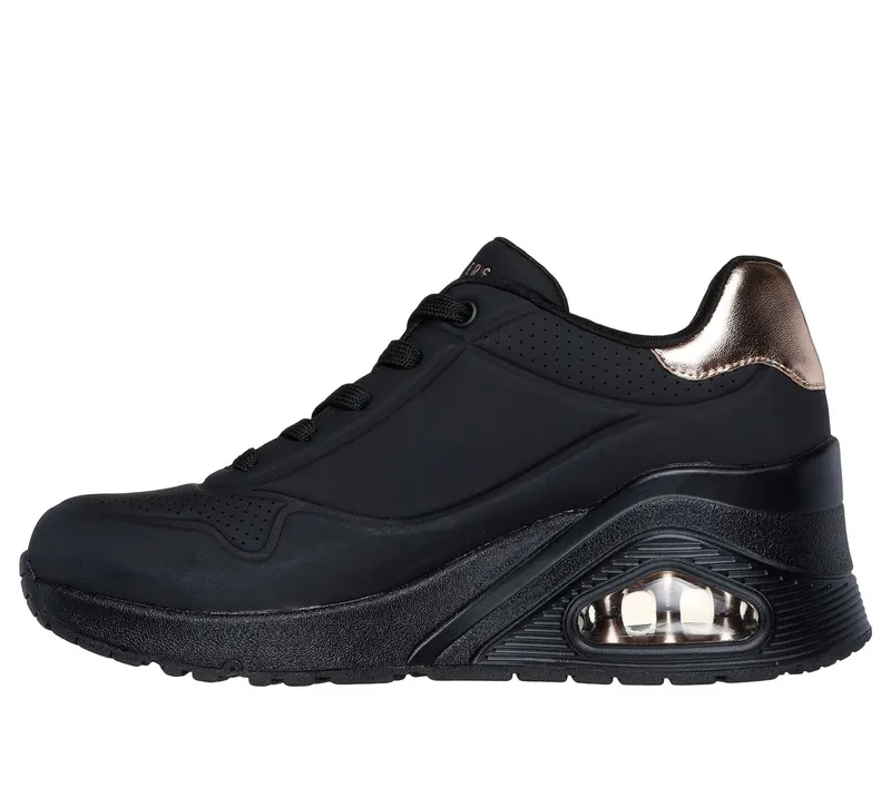 Skechers Uno Wedge – HI Steps Sneaker Black