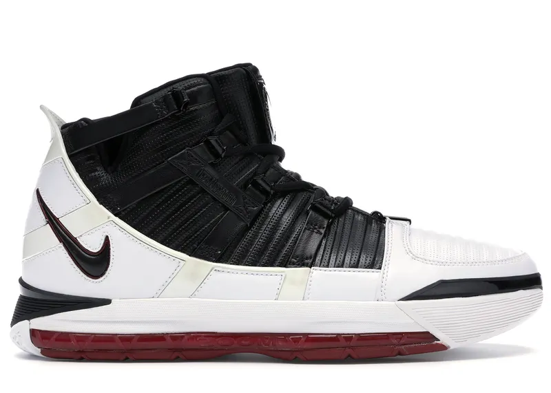Nike Zoom LeBron III White/Black-Varsity Crimson White/Black-Varsity Crimson (312147-101)
