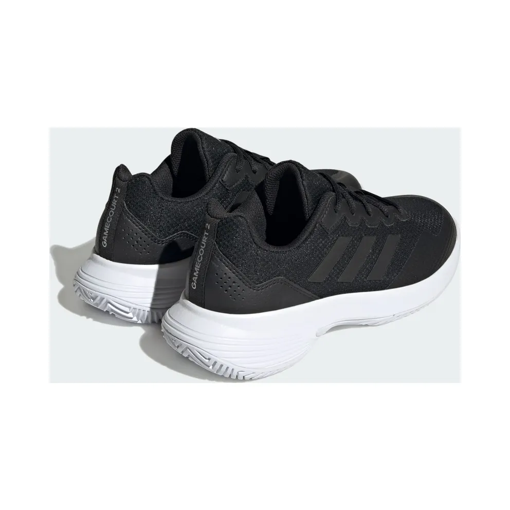 Adidas Gamecourt 2.0 Tennis Shoes Core Black / Core Black / Silver Metallic (ID1494)