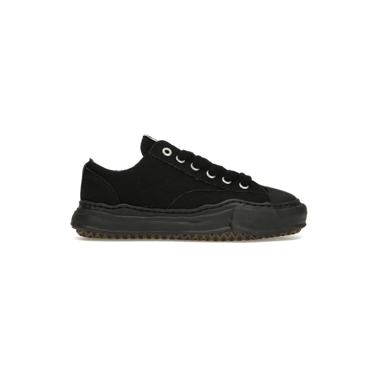 Maison Mihara Yasuhiro Peterson OG Sole Canvas Low Black (A01FW702-BLKBLK) (2)