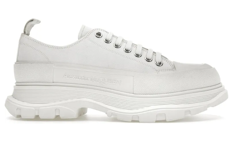 Alexander McQueen Tread Slick Low Lace Up White FW21 (604257W4MV29000)