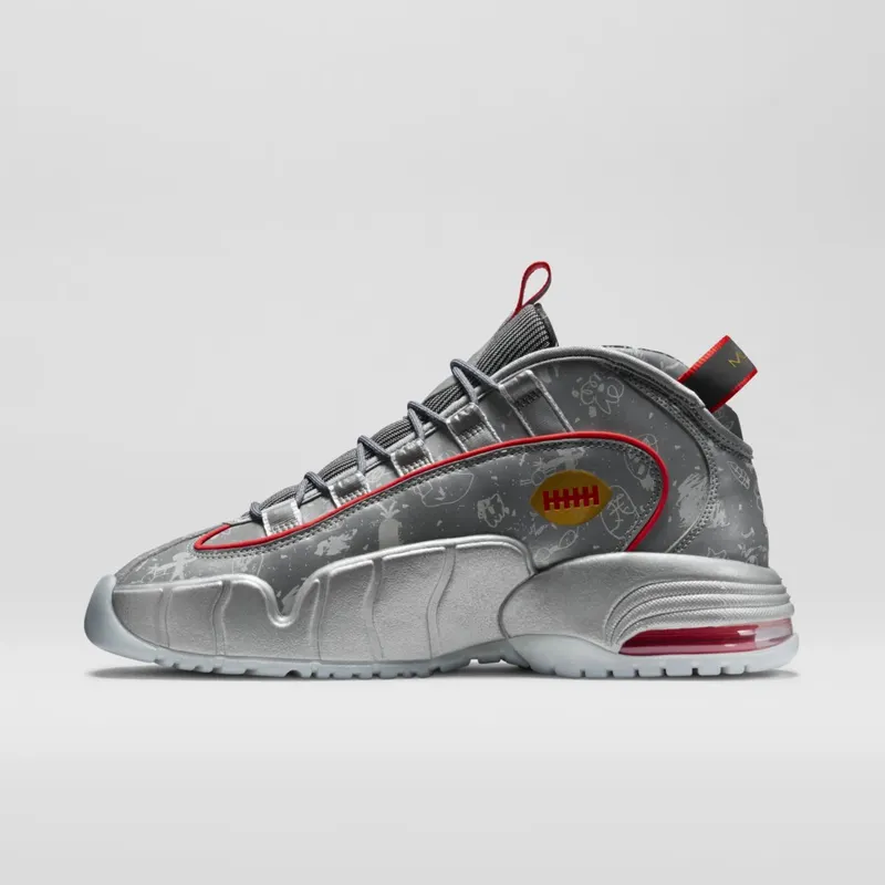 Nike Air Max Penny 1 Doernbecher Silver/Hyper Crimson (728590-001)