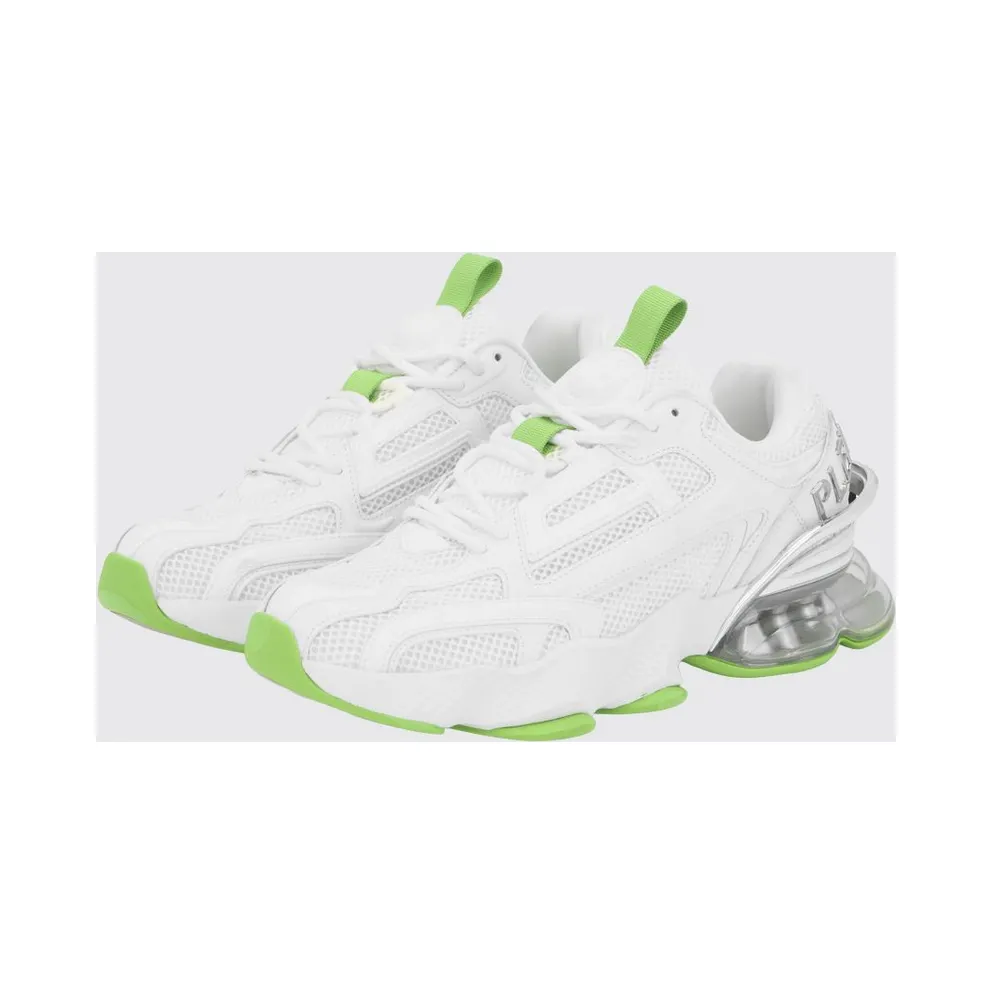 Plein Sport Runner PS Thunder Mix Low-Top Mesh with Notched Sole White (SAESUSC0750STE003N0105)