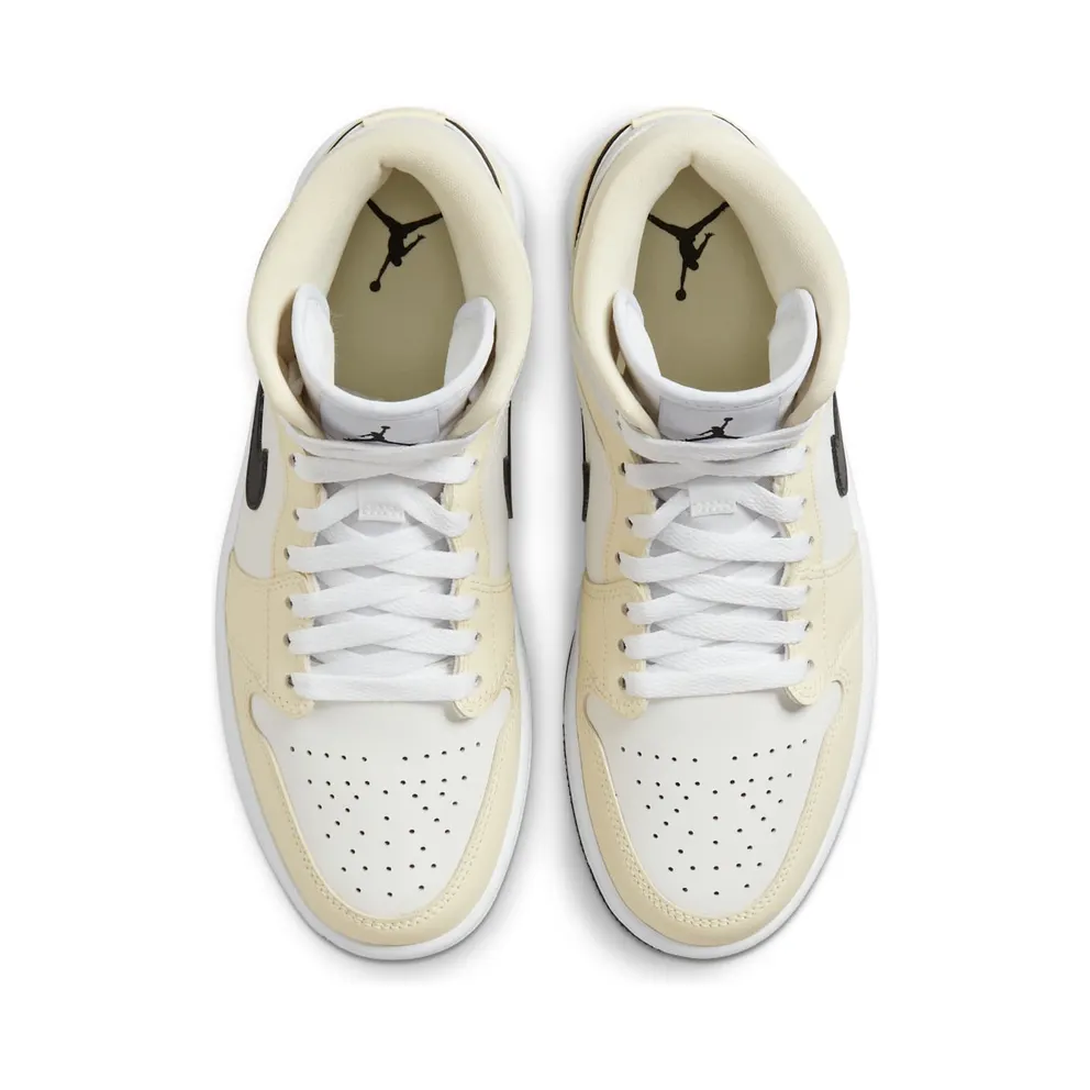 Air Jordan 1 Mid Coconut Milk – “Coconut Milk / Black-summit White-white” (BQ6472-121)
