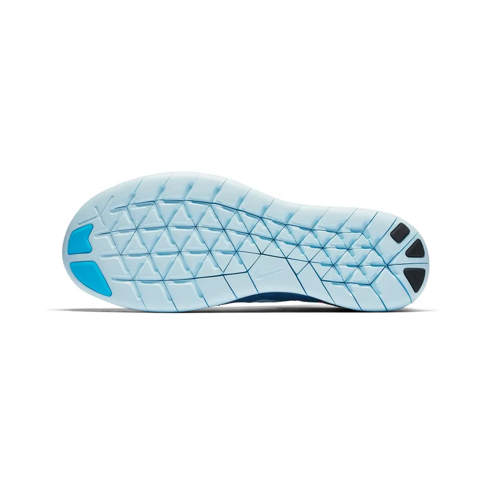 Nike Free RN Flyknit 2017 Work Blue/Dark Obsidian (W) (880844-400)