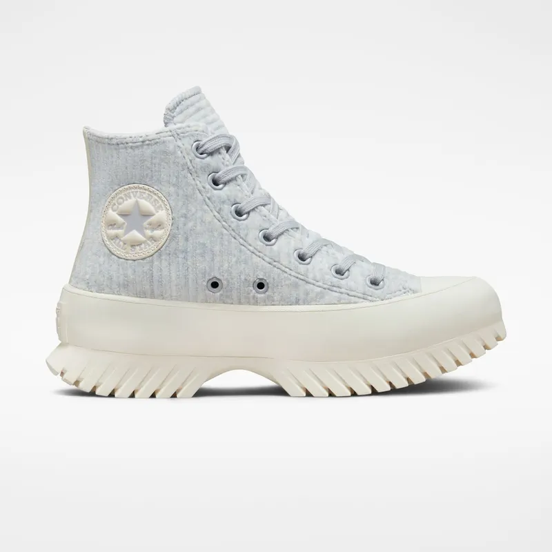 Converse Chuck Taylor All Star Lugged 2.0 Striped Knit Gravel/egret/egret (A01347C)