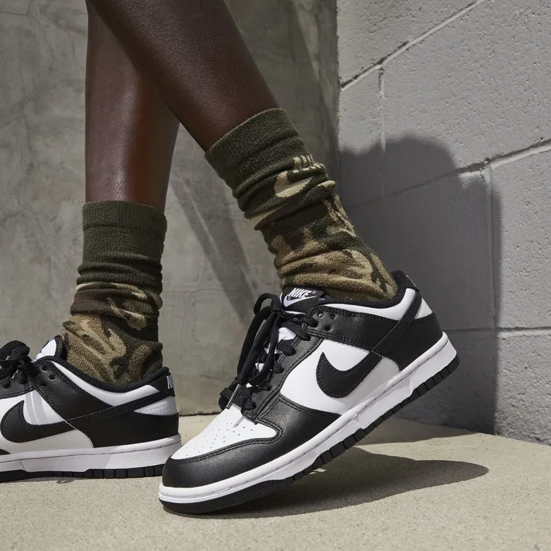 Nike Dunk Low White Black (2021) (W) White/Black (DD1503-101)