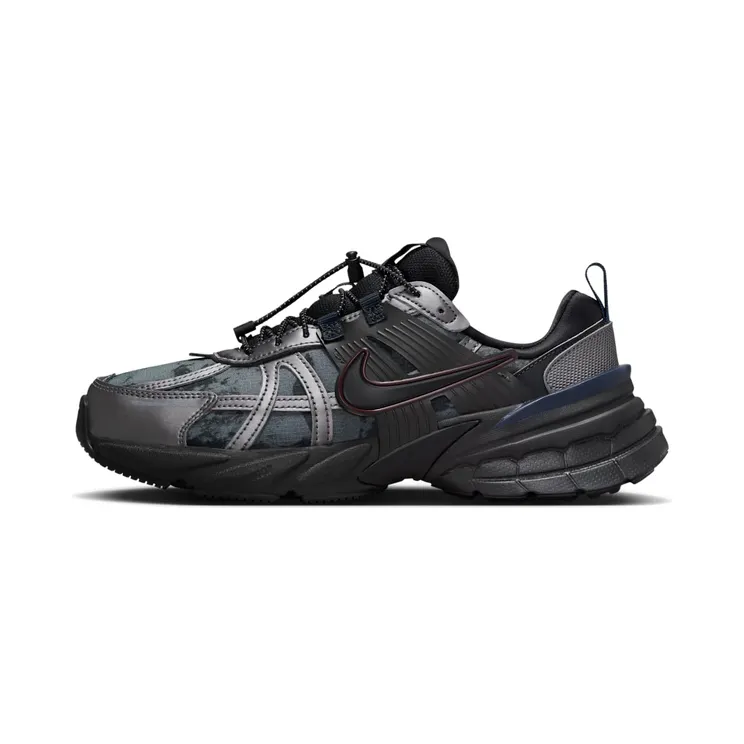Nike V2K Run “Metallic Dark Grey / Dark Smoke Grey / Burgundy Crush / Black” (HQ4053-001)