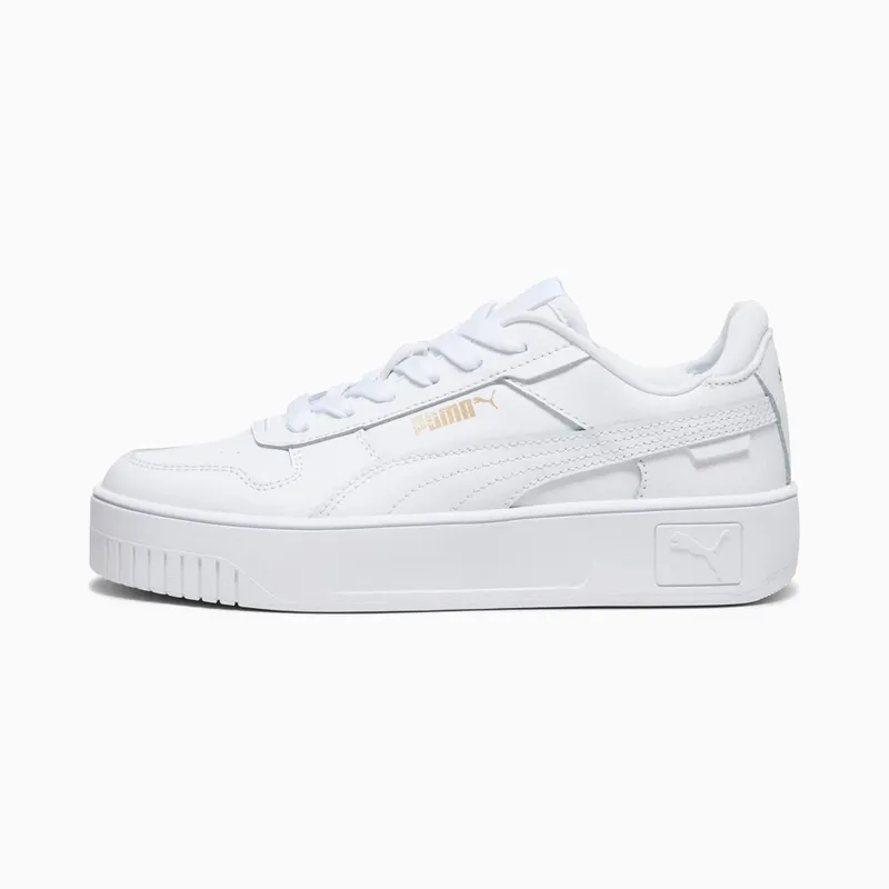 Puma Carina Street Gold/White (393846-01)