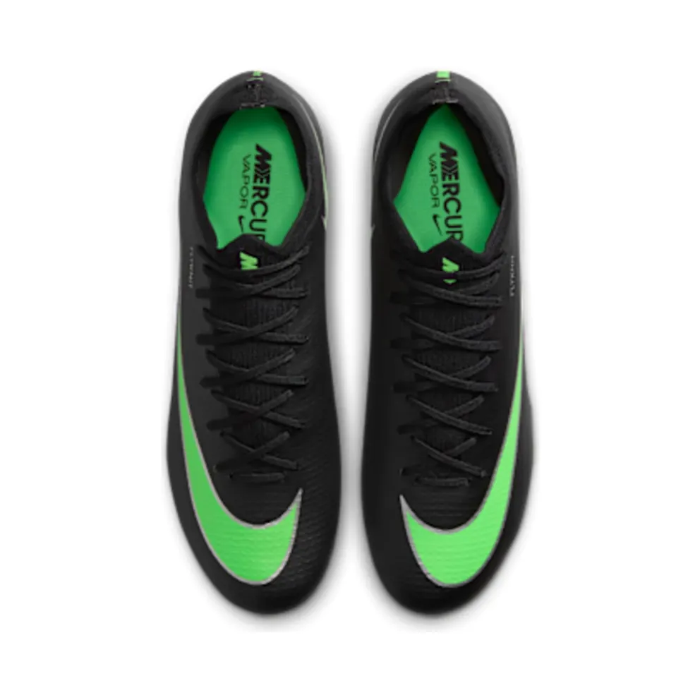 Nike Mercurial Vapor 17 Pro Firm-Ground Low-Top “Black / Illusion Green” (IF8512-001)
