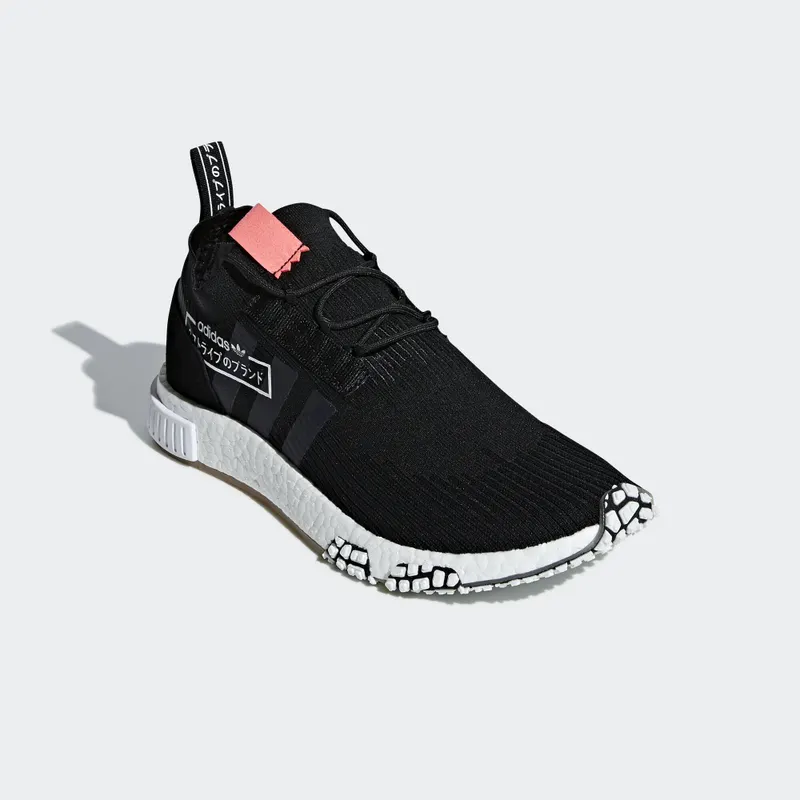 adidas NMD Racer Alphatype Core Black/Core Black/Flash Red (BB7041)