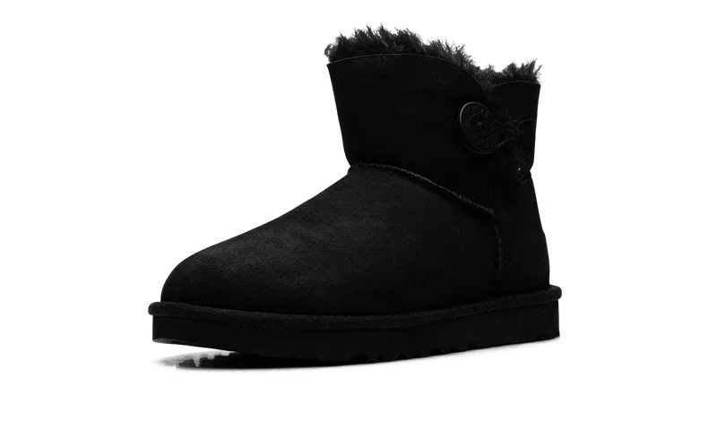 Ugg Mini Bailey Button Boot “Black” (1016422-BLK)