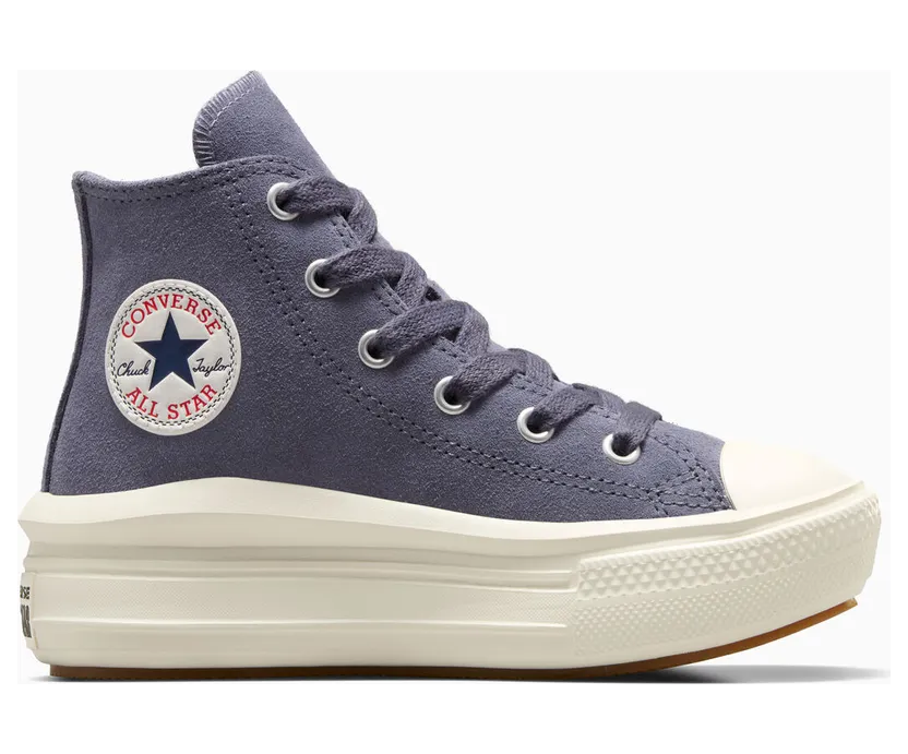 Converse Chuck Taylor All Star Move Platform Suede Lavender Ash/Egret (A12472C)