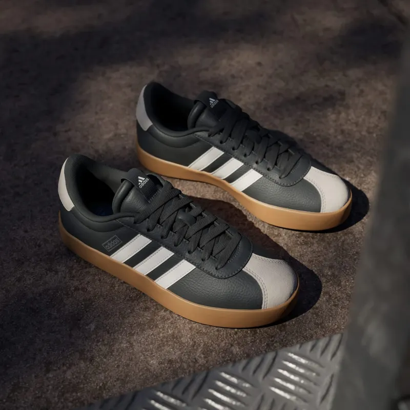 Adidas VL Court 3.0 Carbon / Core White / Alumina (JS0504)