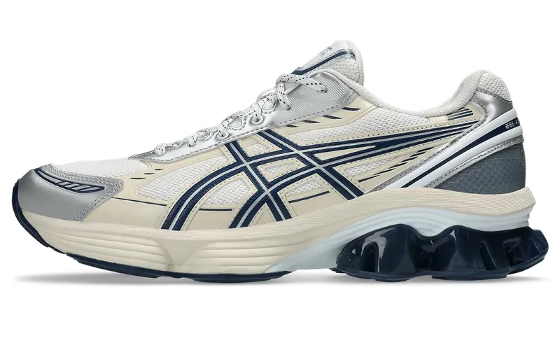 ASICS GEL-KINETIC FLUENT “White / Independence Blue” (1203A591-104)