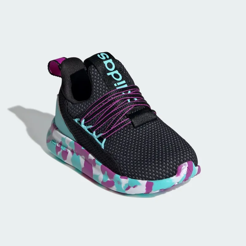 adidas Lite Racer Adapt 7.0 Black Purple Burst Aqua (JS2284)
