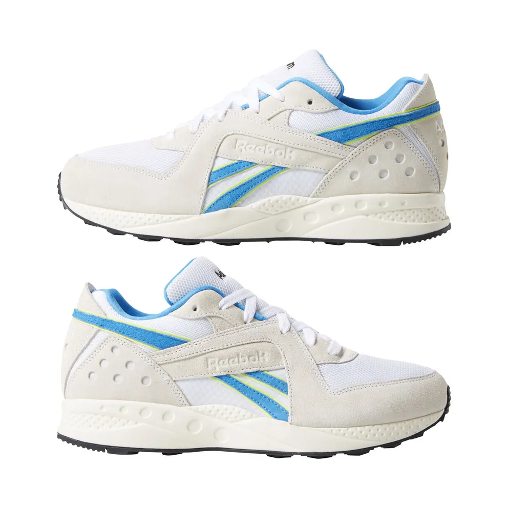 Reebok Pyro Adsum White/Blue-Citron Green (Other Brands Reebok)