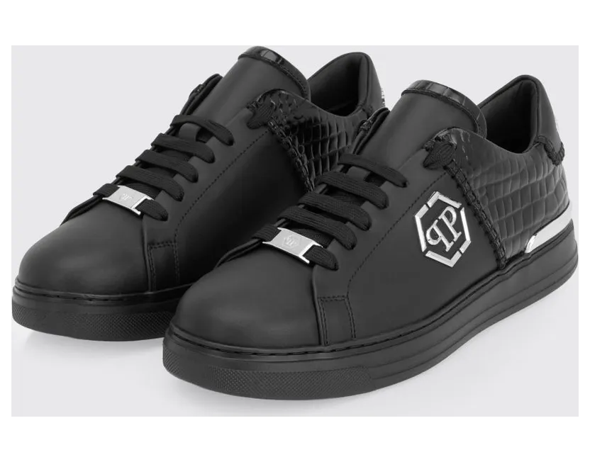 Philipp plein Leather Sneakers Black (PAFSUSC0951PLE005N0202)