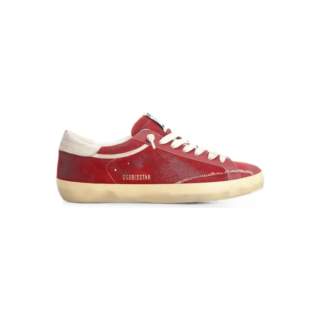 Golden Goose Super-Star aus Wildleder “Red” (GMF00105F008684)