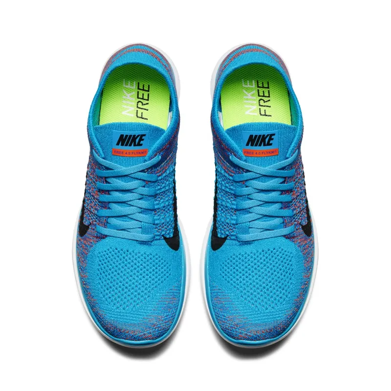 Nike  Free 4.0 Flyknit Blue Lagoon Bright Crimson Blue Lagoon/Bright Crimson-Game Royal-White (631053-403)