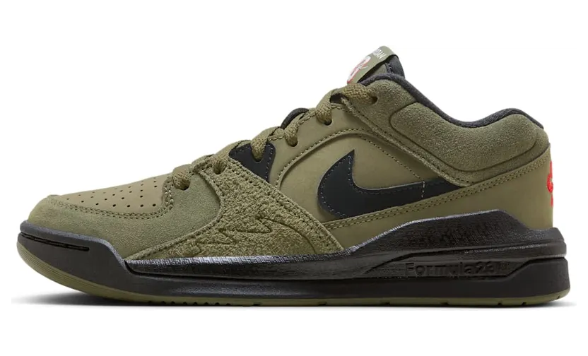 Jordan Stadium 90 GS “Medium Olive University Red Sail Black” (HF6014-201)