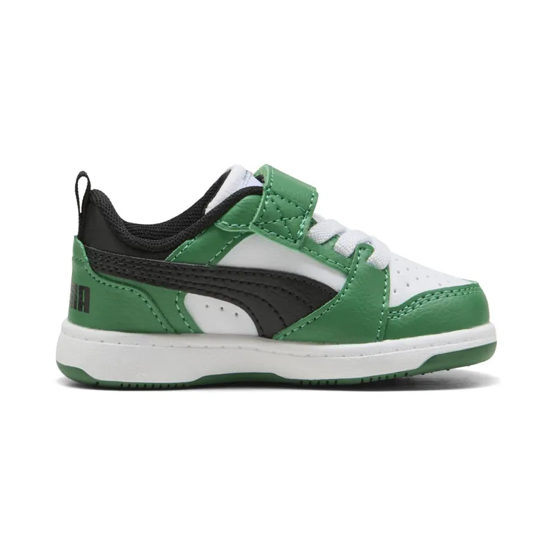 Puma Rebound v6 Lo “Puma White / Puma Black / Archive Green” (397420_05)