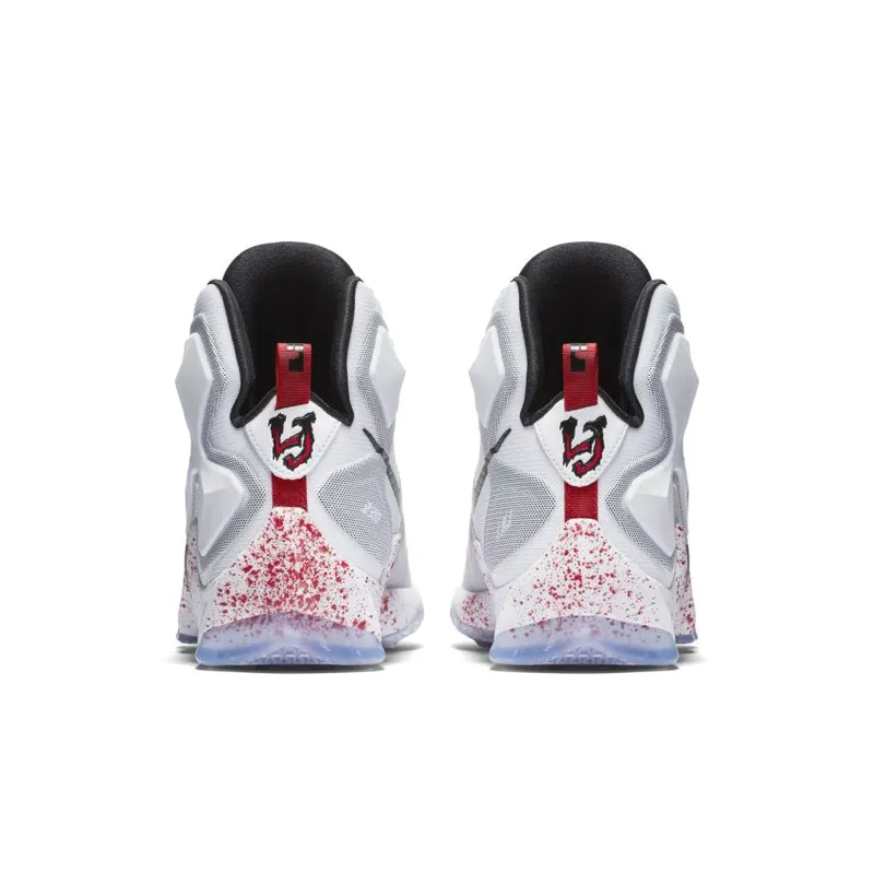 Nike LeBron 13 Friday the 13th White/Black-University Red (807219-106)