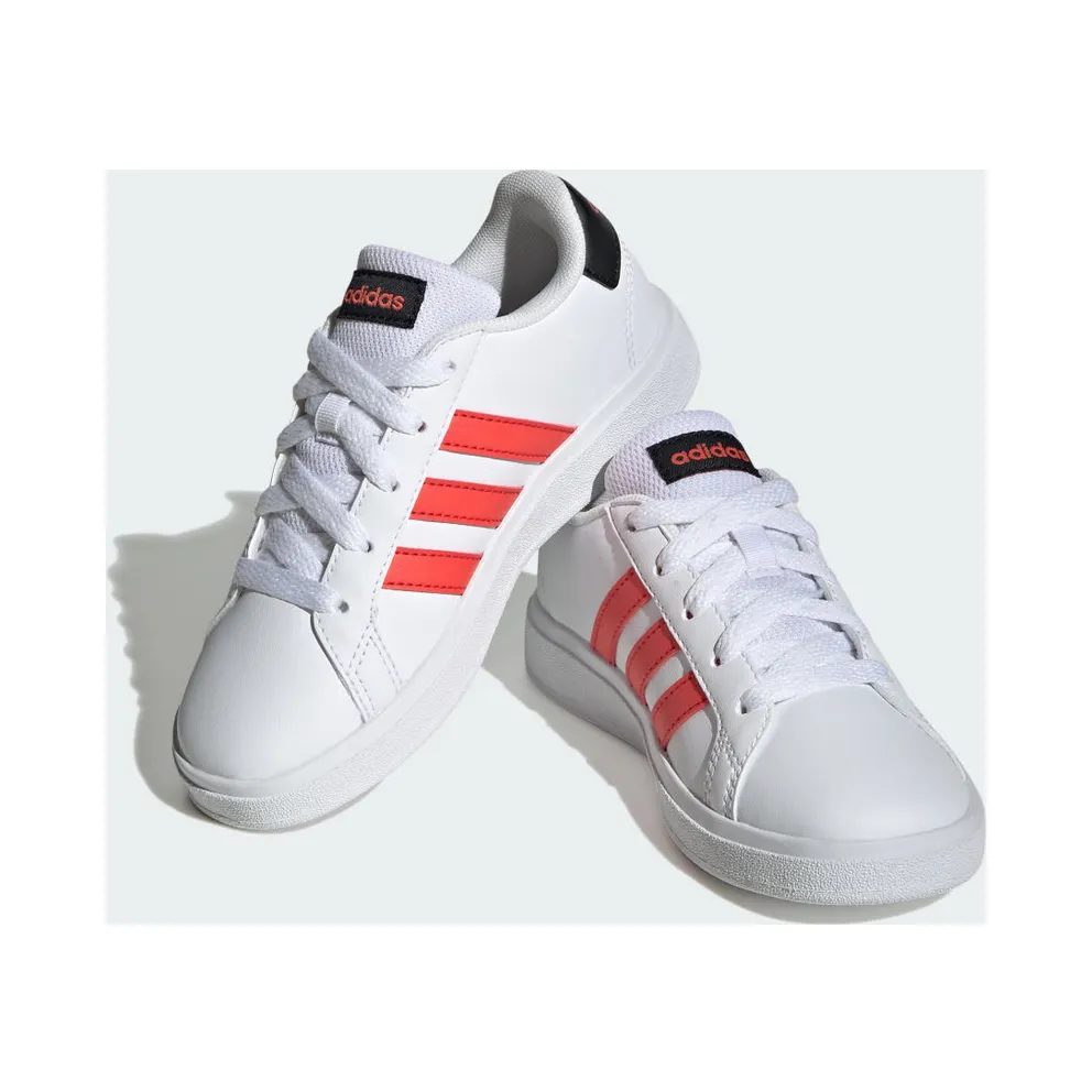 adidas Grand Court Lifestyle Tennis Lace-Up Cloud White / Bright Red / Core Black (IG4828)
