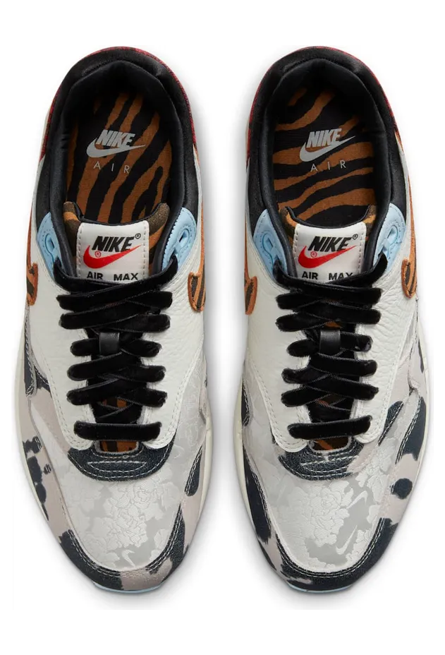 Nike Air Max 1 ’87 “Great Indoors”: koeienprint, tijgerprint en toch draagbaar (4)