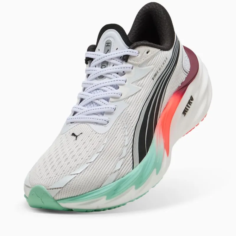 Puma Velocity Nitro 4 Hyrox White Mint Melt Glowing Red (311912-01)