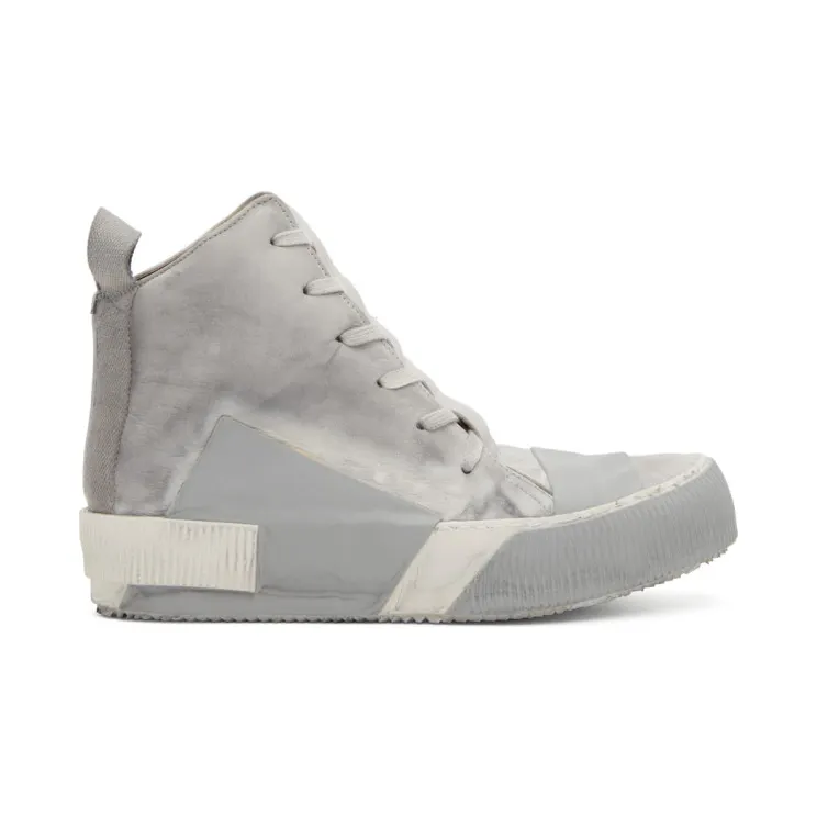 Boris Bidjan Saberi Grey Bamba 1 Sneakers (BAMBA1-FMM20001)