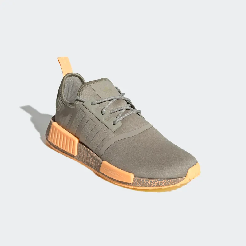 Adidas NMD_R1 Feather Grey / Feather Grey / Acid Orange (GW5632)